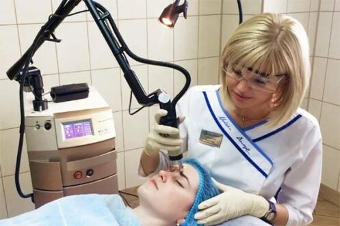 Laser skin rejuvenation in beauty salons